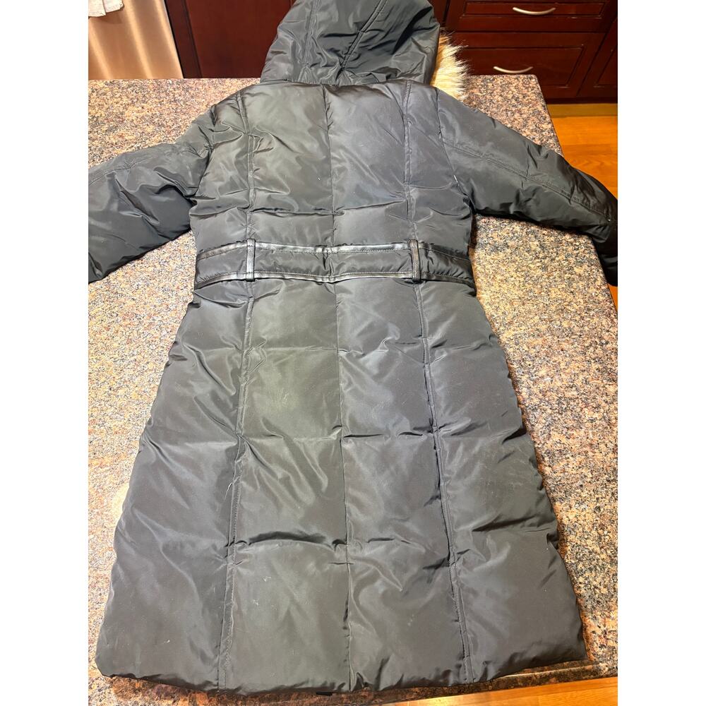 Canada Weather Gear Womens Black Long Parka Fur Trim Size S - Picture 8 of 14